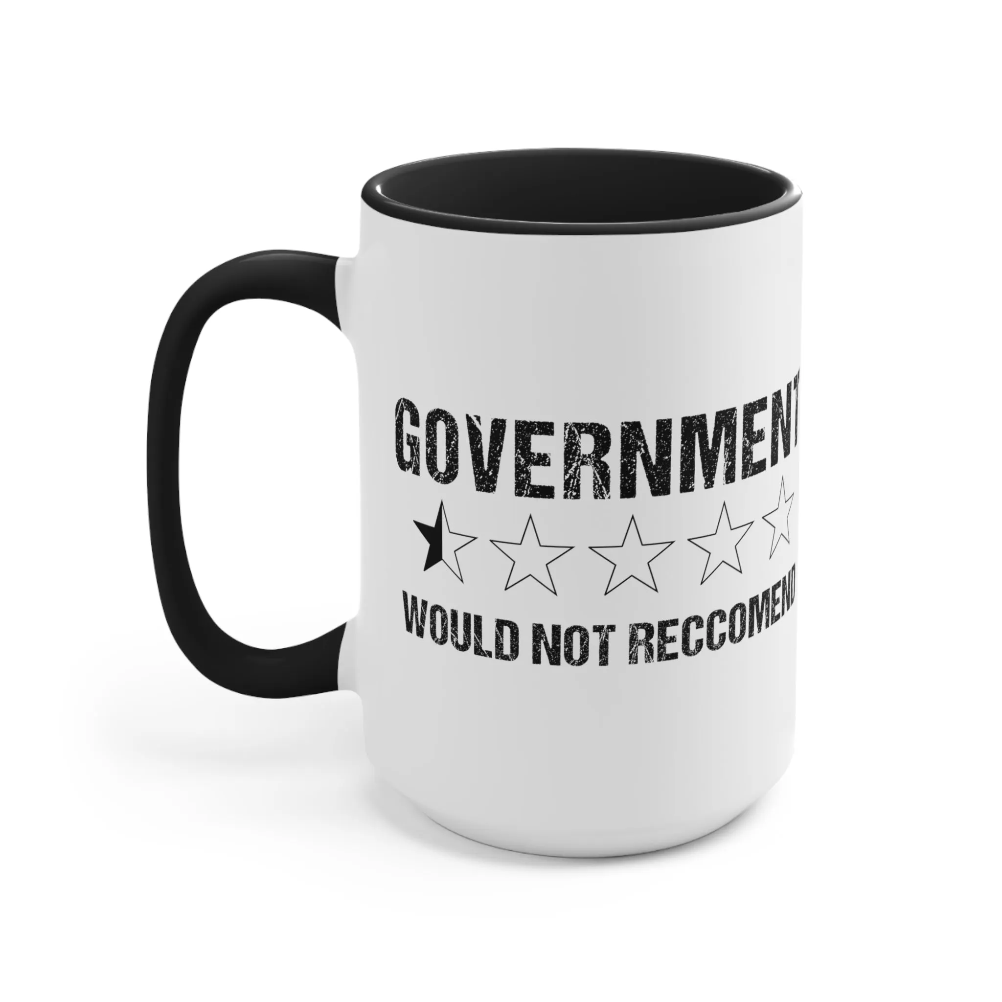 Government Rating  Mug (2 sizes, 3 colors)