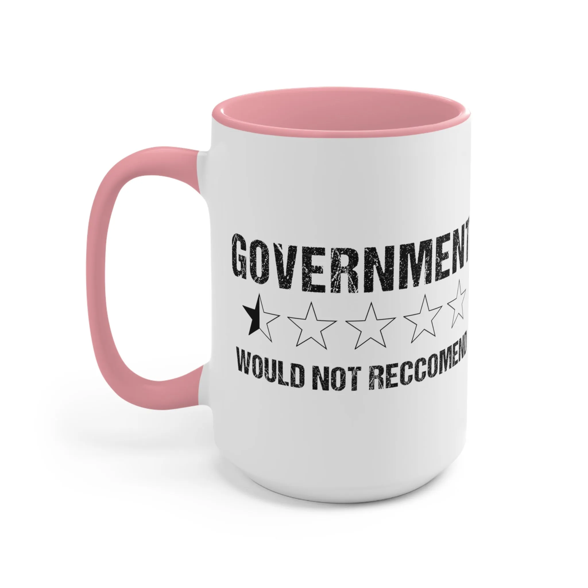 Government Rating  Mug (2 sizes, 3 colors)