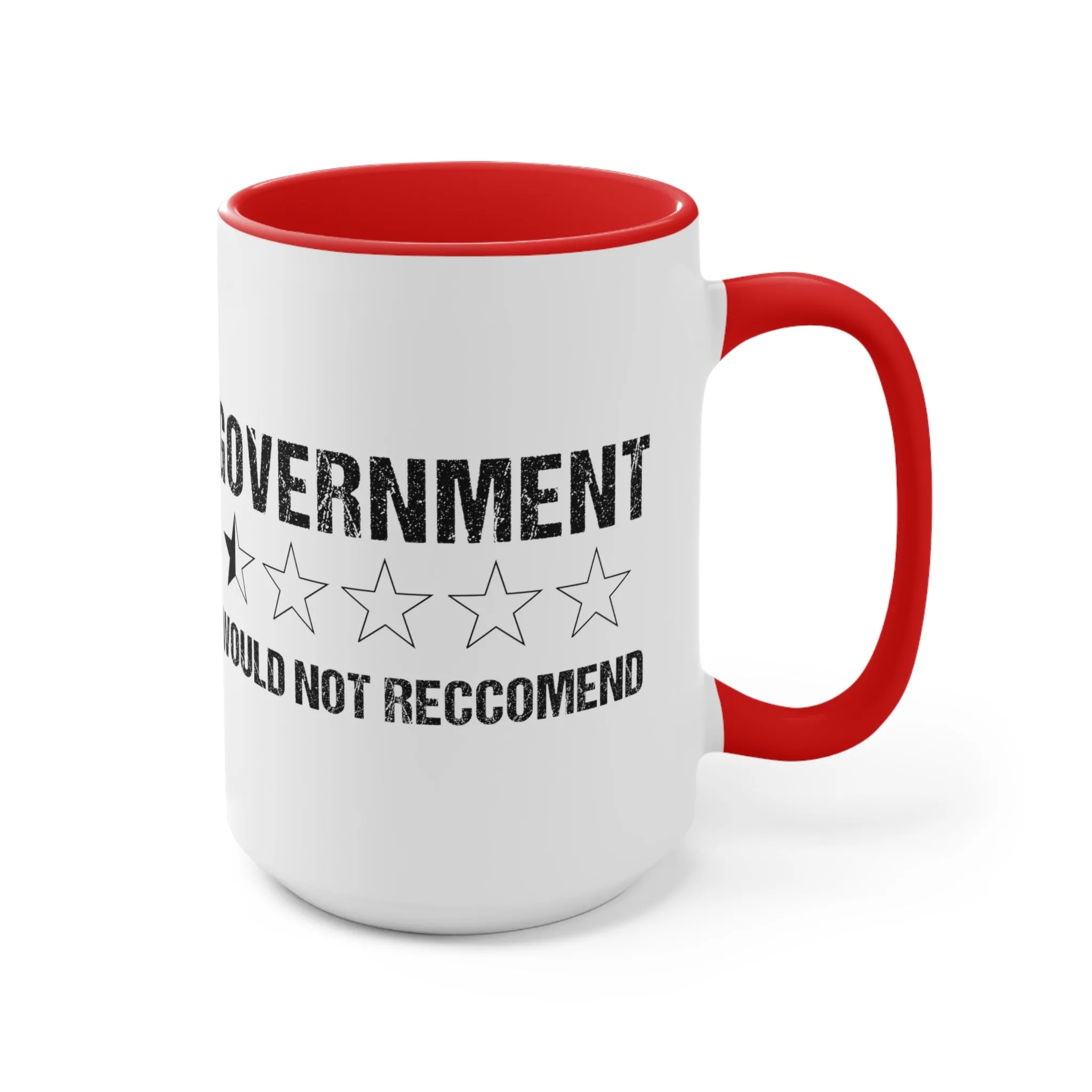 Government Rating  Mug (2 sizes, 3 colors)