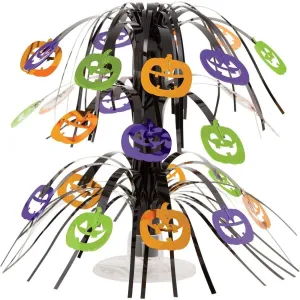 Halloween Pumpkin Faces Cascading Centerpiece