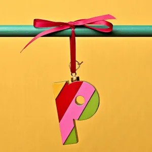 Hanging Decoration: Letter P