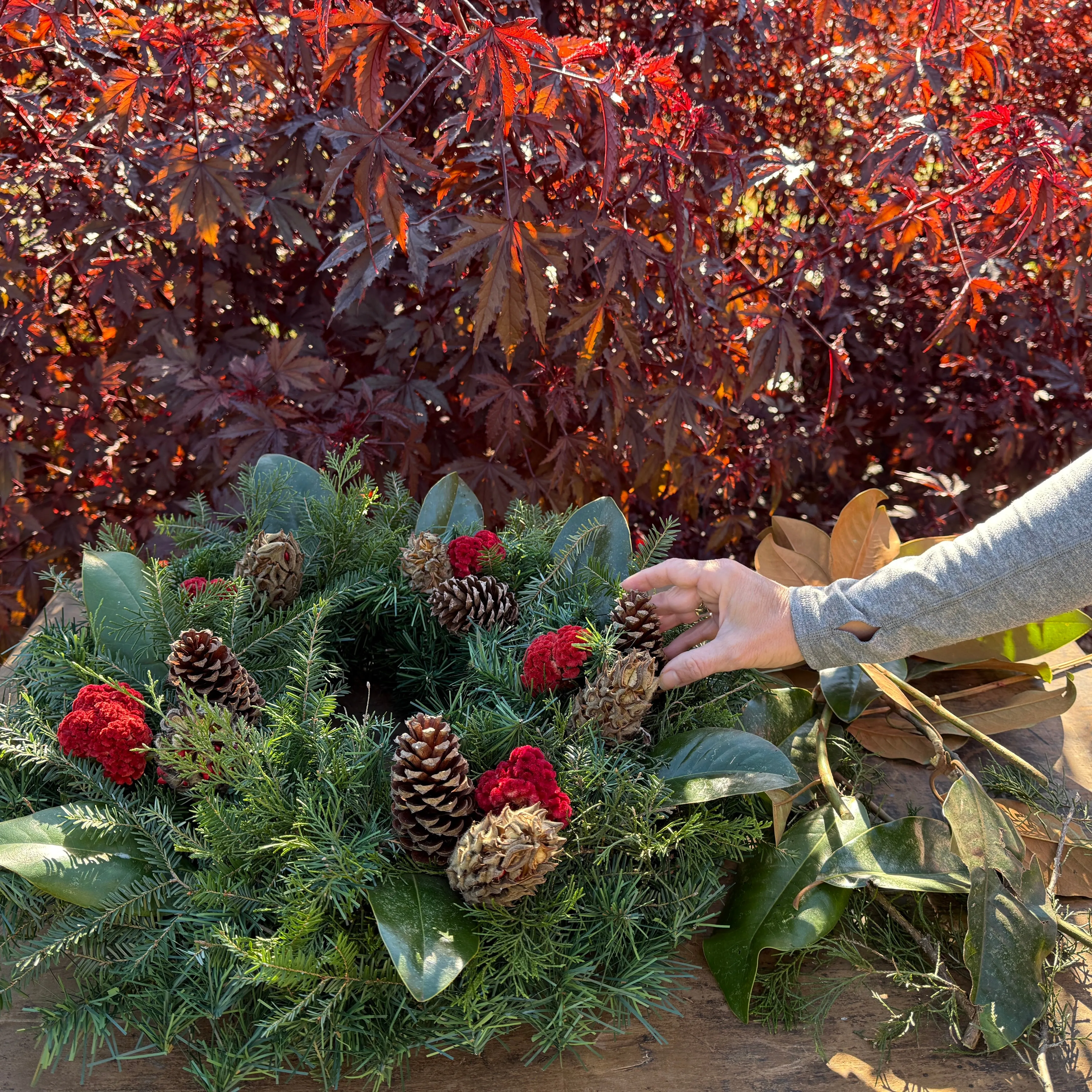 Holiday Wreath-Making Workshop at 1818 Farms