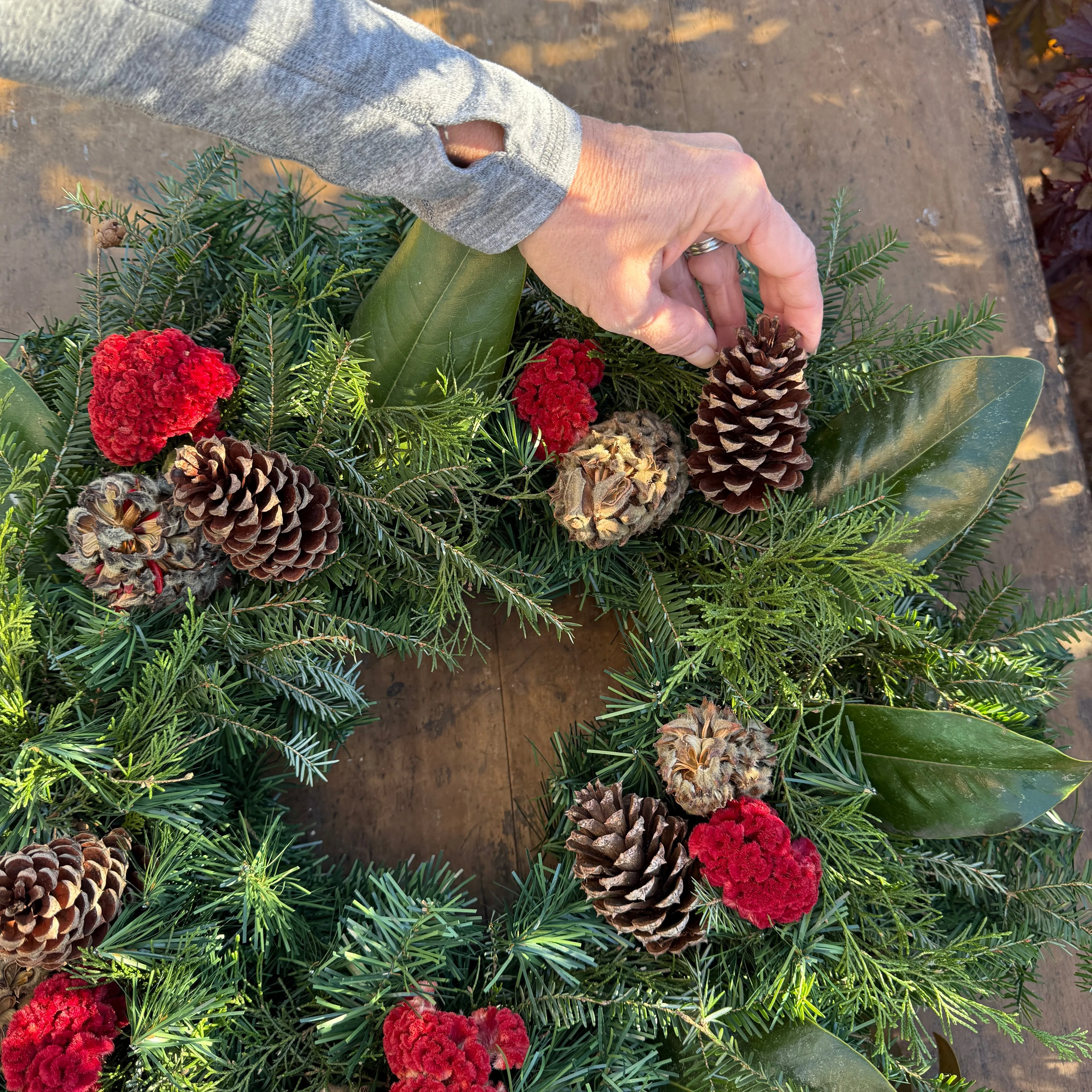 Holiday Wreath-Making Workshop at 1818 Farms