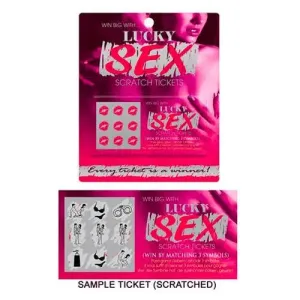 Kheper Games Lucky Sex Scratch Tickets for Couples