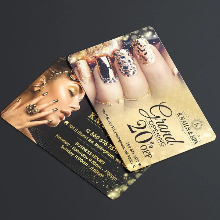 Luxury Spa & Nail Gift Voucher Booklet