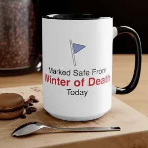 Marked Safe Mug (2 sizes, 3 colors)