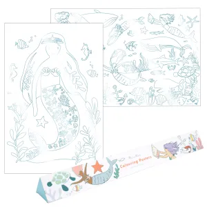 Mermaid Colouring Posters (x 2)