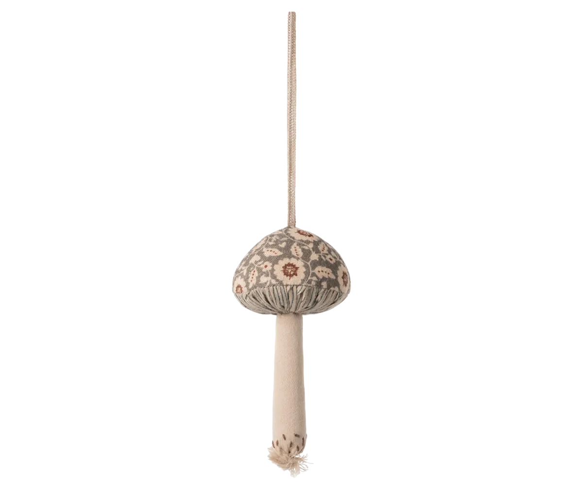 Mushroom ornament, Winter flower - Green