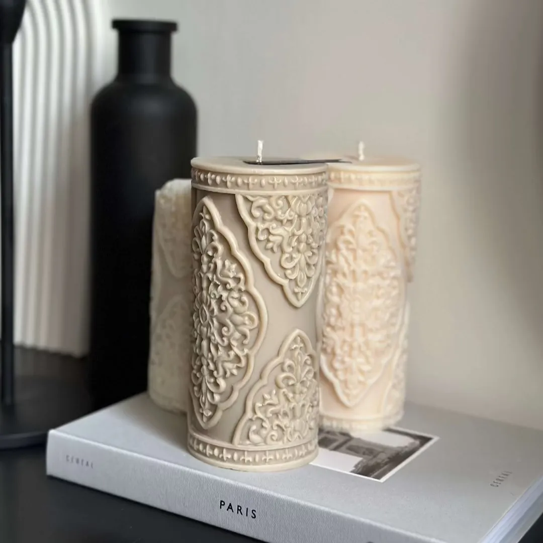 Noor Luxury Pillar Candle Gift Set | Luxury Gifts