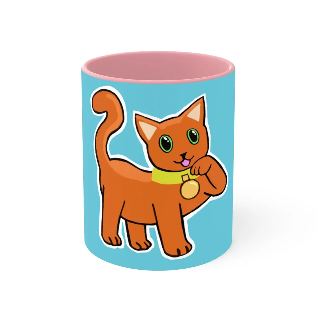 Orange Kitty Accent Mug