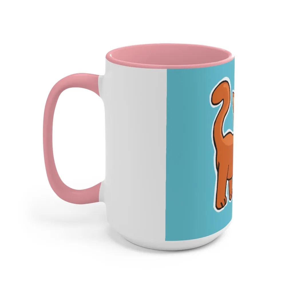 Orange Kitty Accent Mug