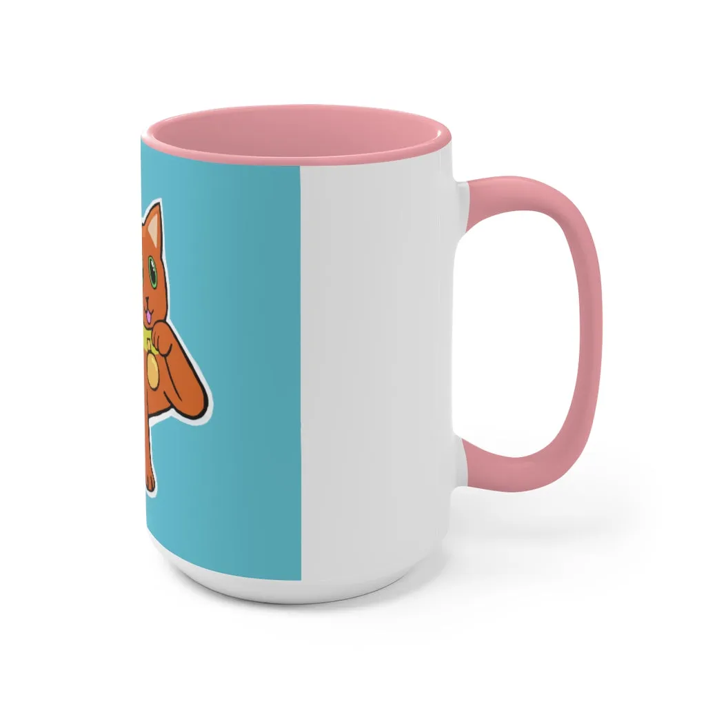 Orange Kitty Accent Mug