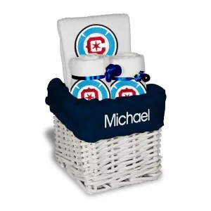 Personalized Chicago Fire Small Basket - 4 Items