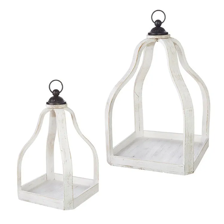 Raz Imports Boxwood 18.5" Lantern, Set of 2