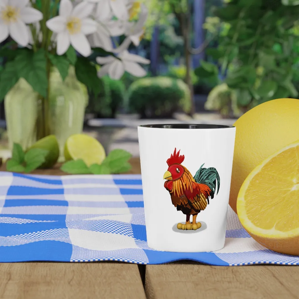 Rooster Shot Glass