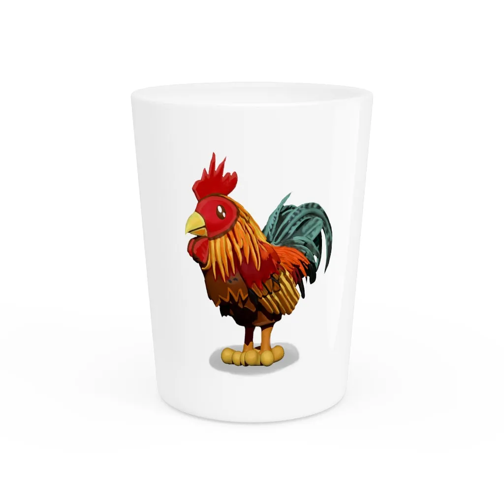 Rooster Shot Glass