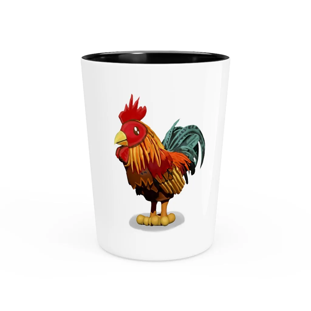 Rooster Shot Glass