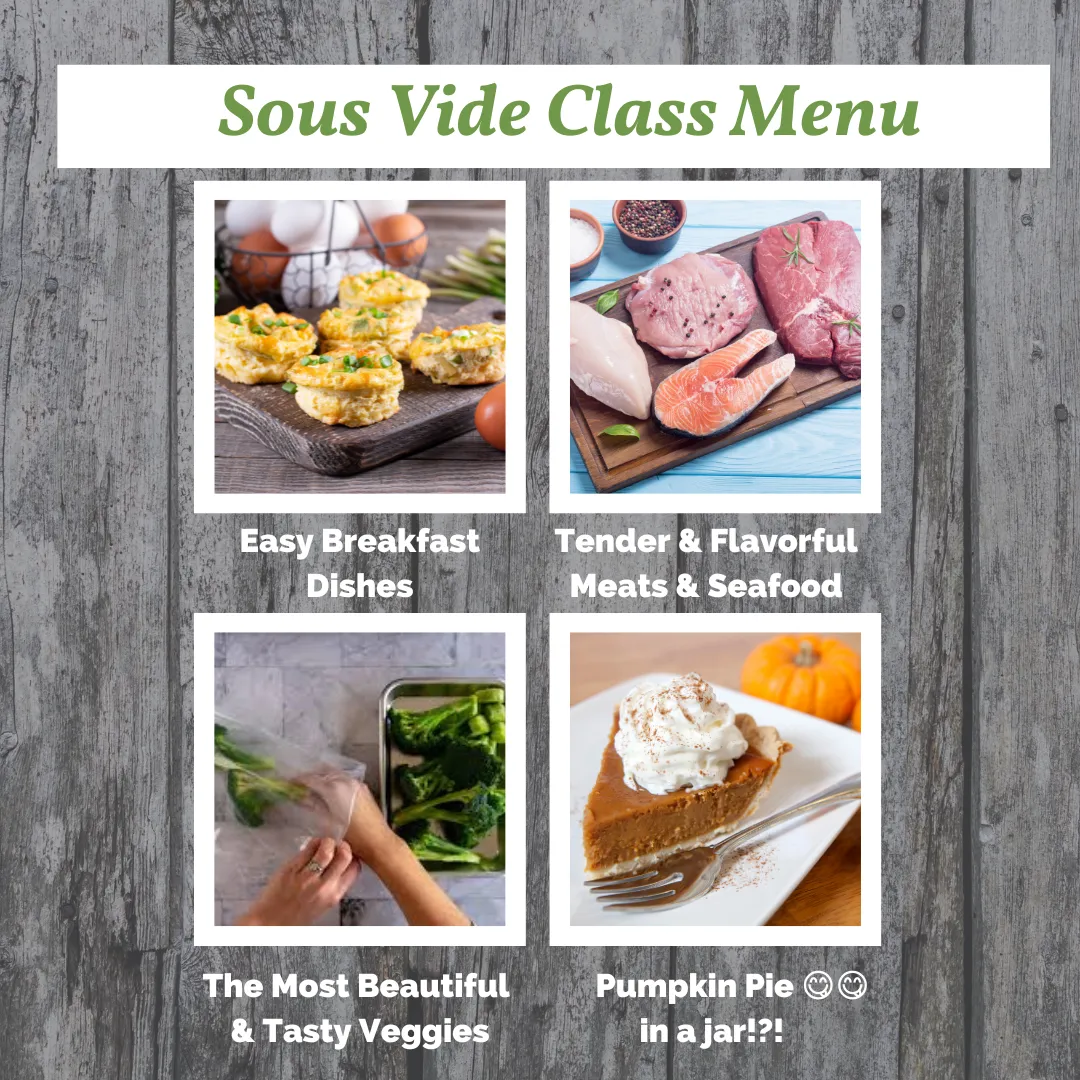 Sous Vide 101 Live Class