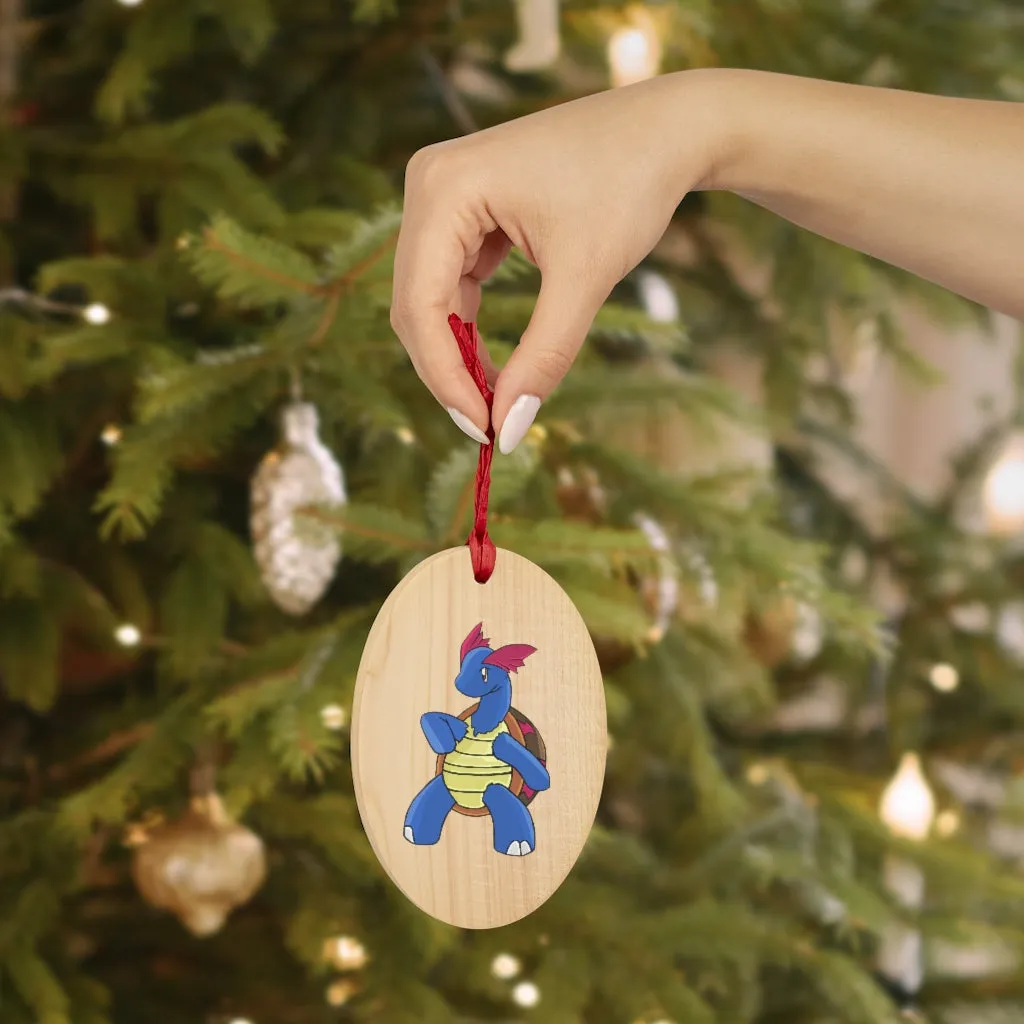 Squirtila Wooden Christmas Ornaments