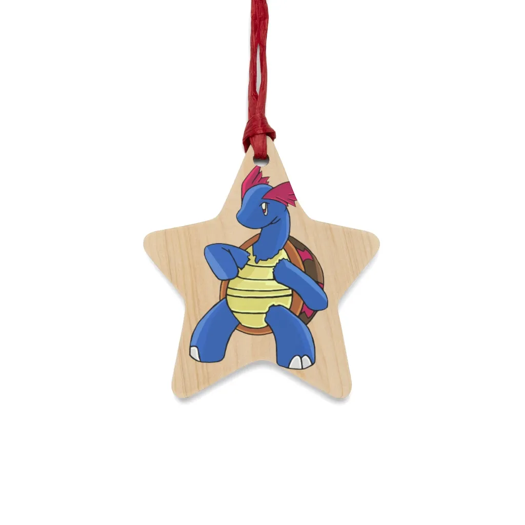 Squirtila Wooden Christmas Ornaments