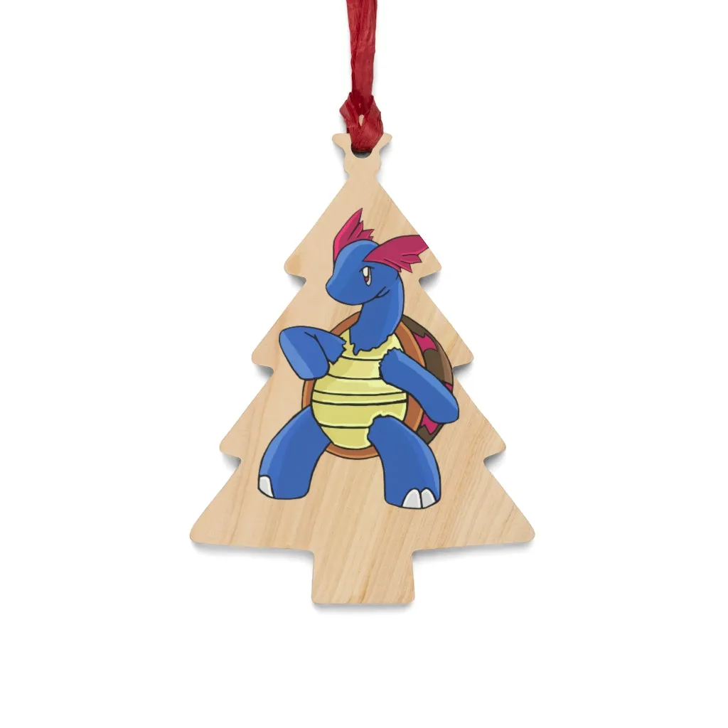 Squirtila Wooden Christmas Ornaments