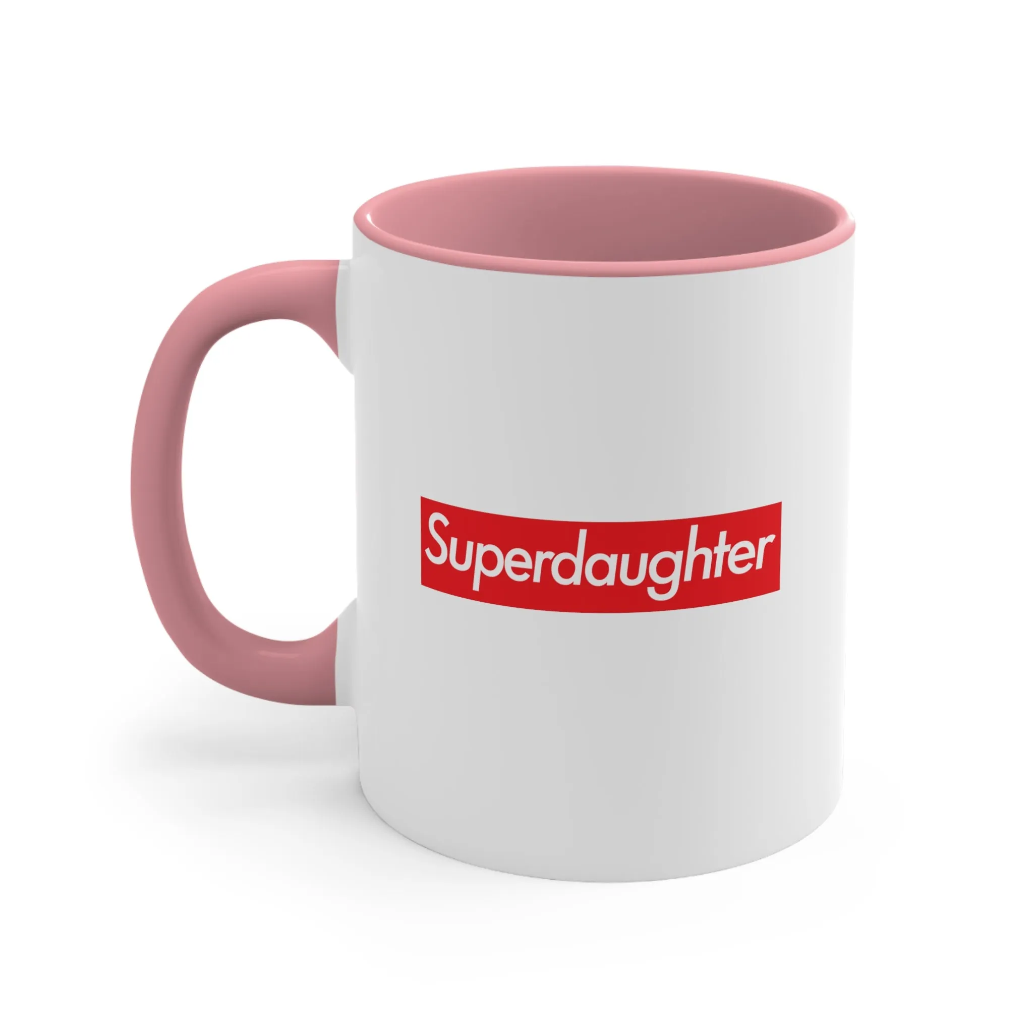 Superdaughter Accent Coffee Mug, 11oz  super Inspired Funny Daughter Appreciation Gift For Daughters Girl Thank You Thankful Birthday Christmas