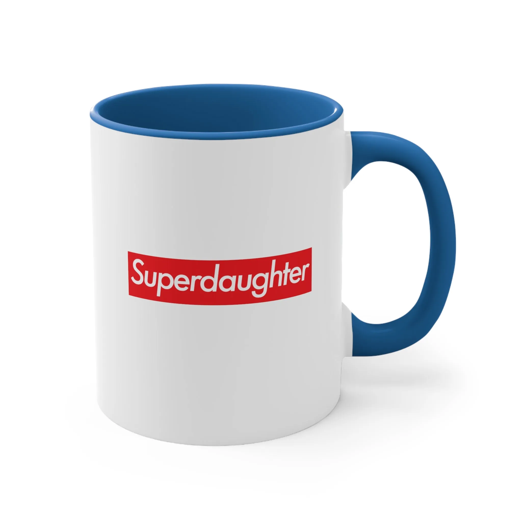 Superdaughter Accent Coffee Mug, 11oz  super Inspired Funny Daughter Appreciation Gift For Daughters Girl Thank You Thankful Birthday Christmas