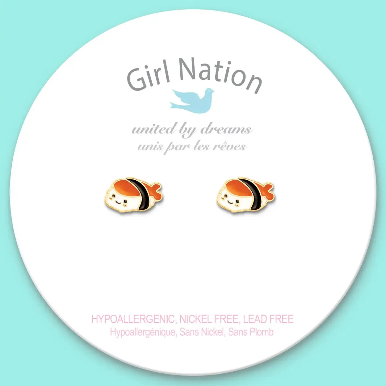 Sushi Time Cutie Stud Earrings