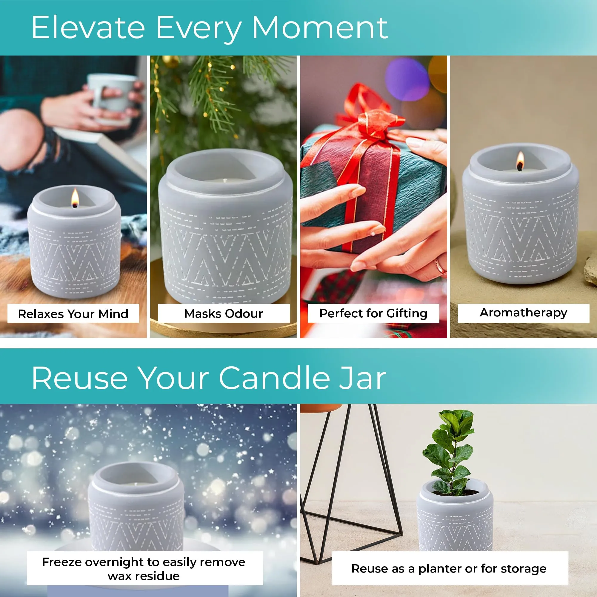 The Better Home Scented Candles for Gifting | 25 Hrs Burn Time | Aromatherapy Soy Wax Candles for Home Decor Fragrance | Aesthetic Candles for Home | Patchouli Aroma Scented Candles for Bedroom