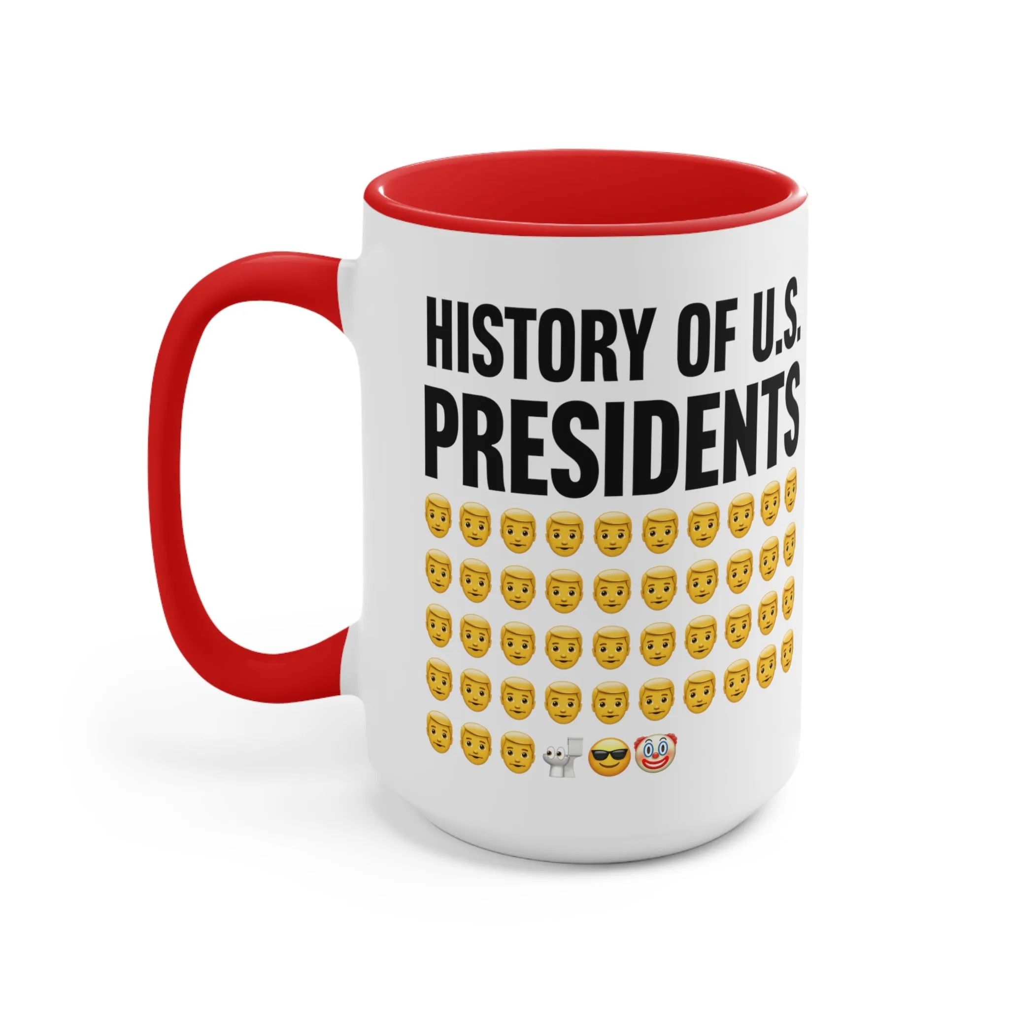 The History Of Presidents Mug (2 sizes, 2 colors)