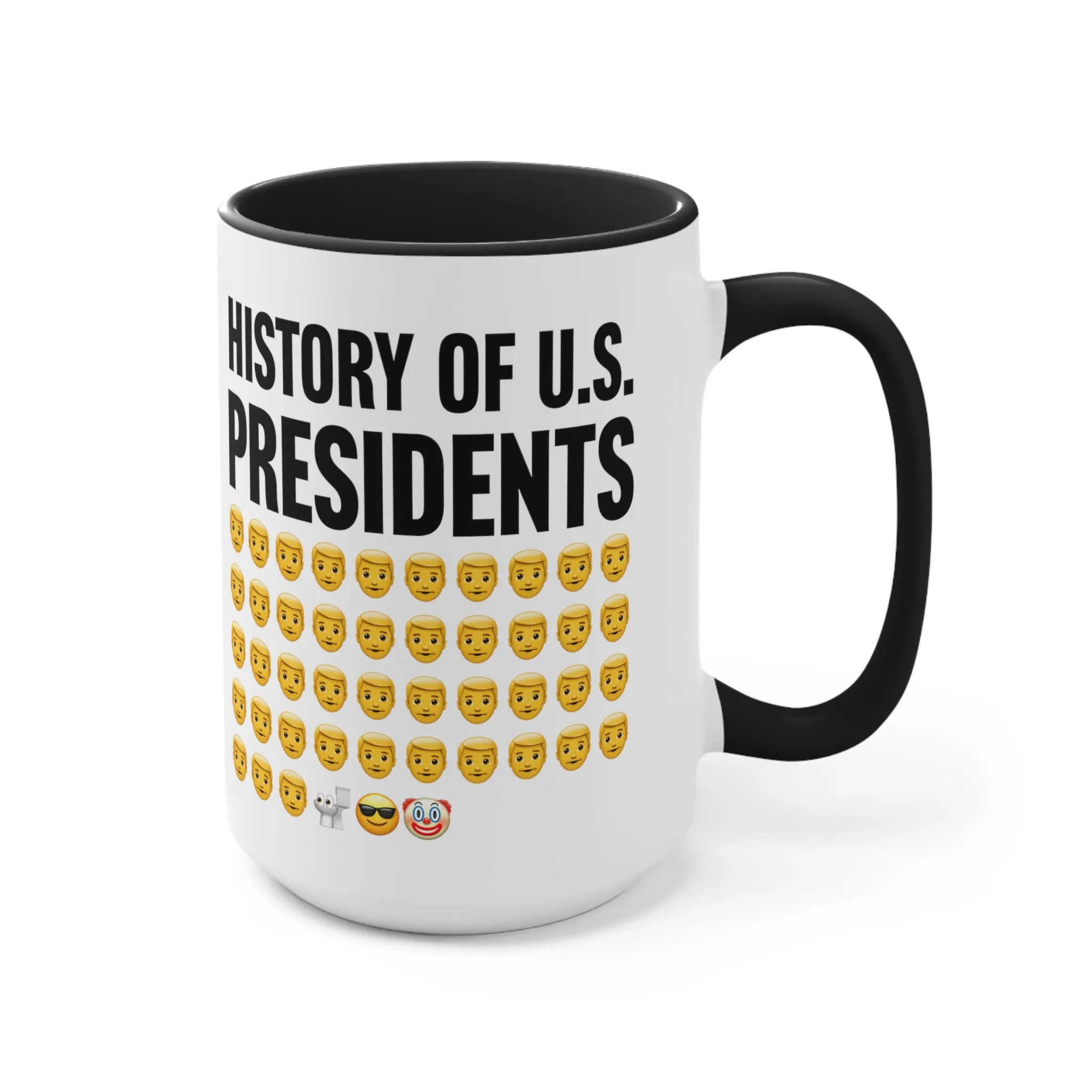 The History Of Presidents Mug (2 sizes, 2 colors)