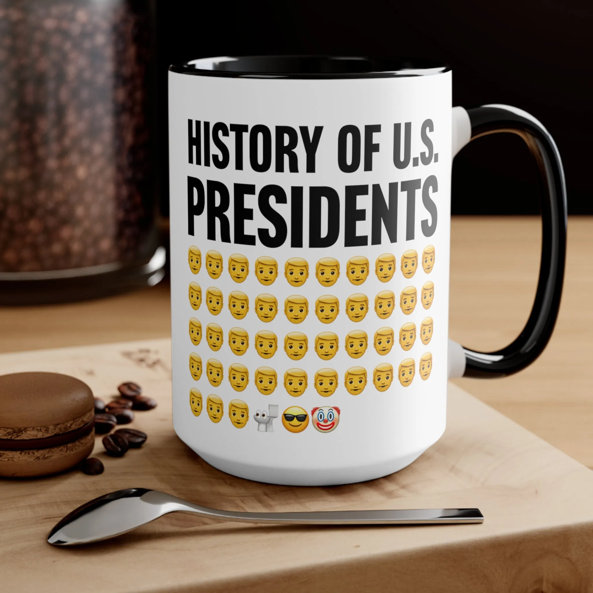 The History Of Presidents Mug (2 sizes, 2 colors)