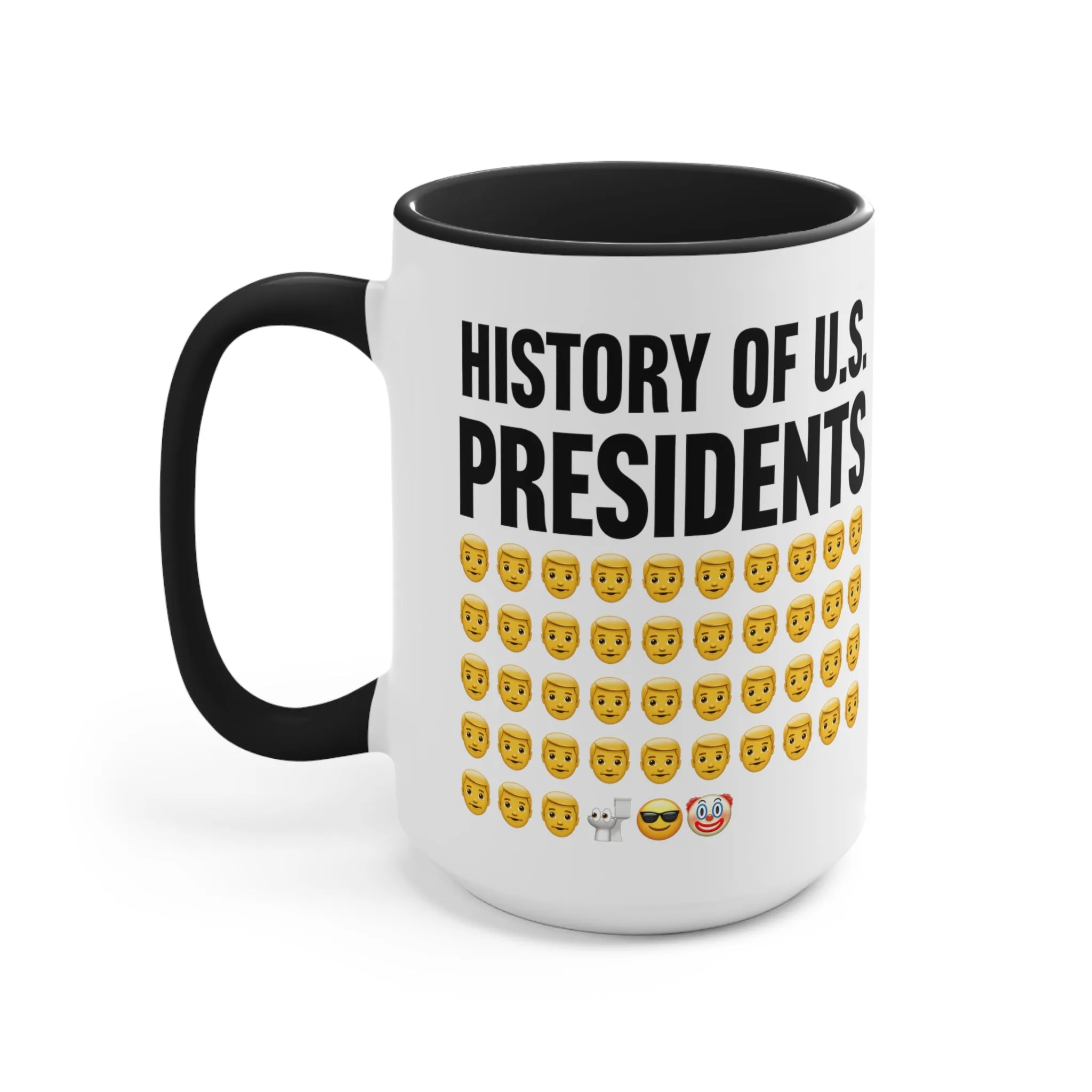 The History Of Presidents Mug (2 sizes, 2 colors)