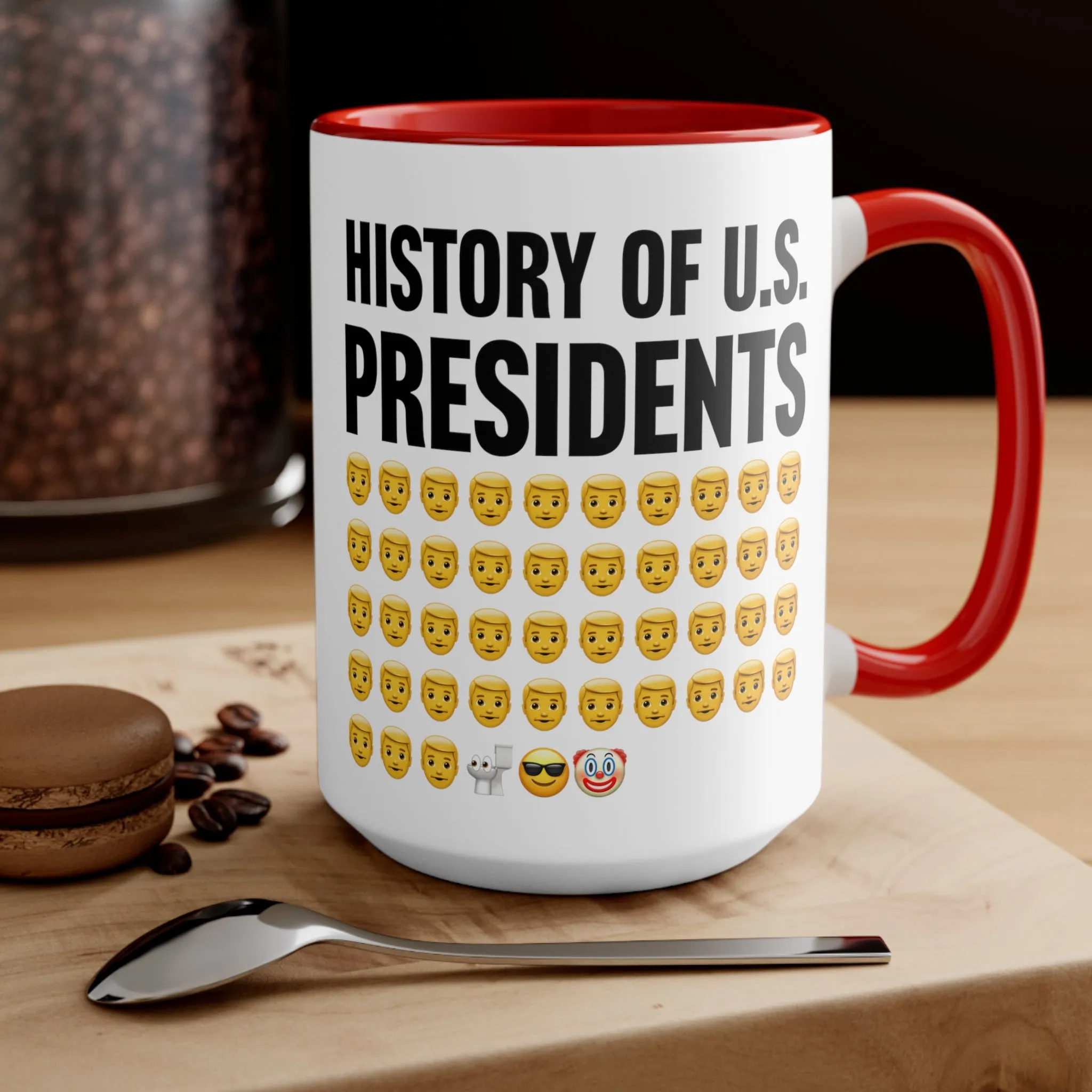 The History Of Presidents Mug (2 sizes, 2 colors)