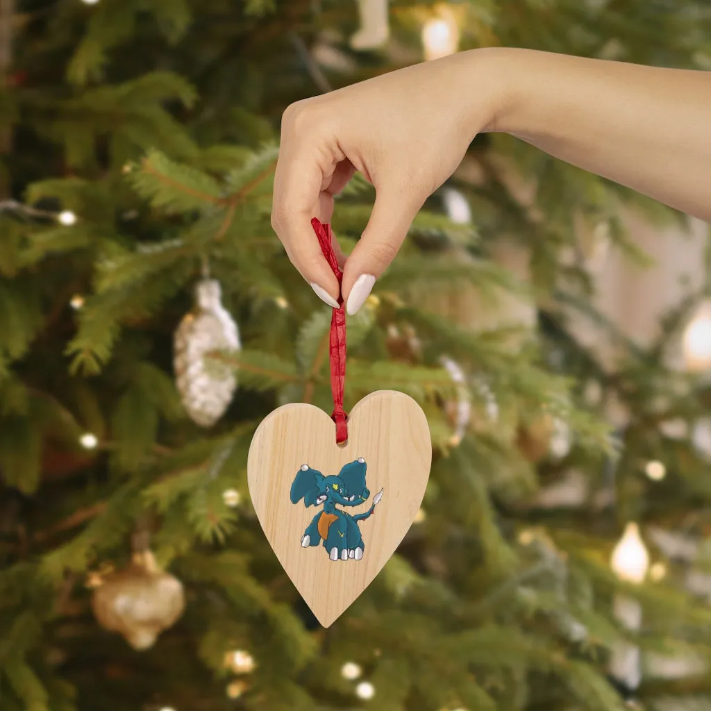 Tuskhann Wooden Christmas Ornaments