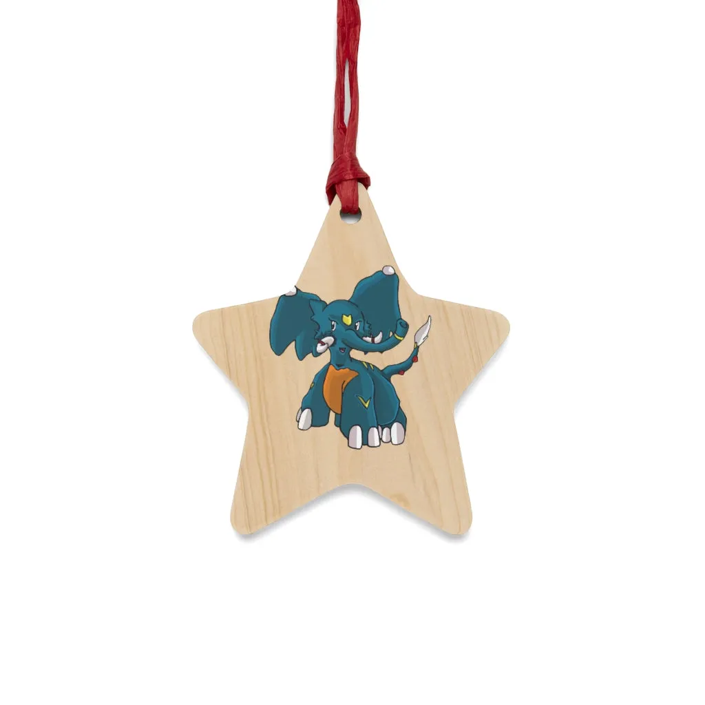 Tuskhann Wooden Christmas Ornaments