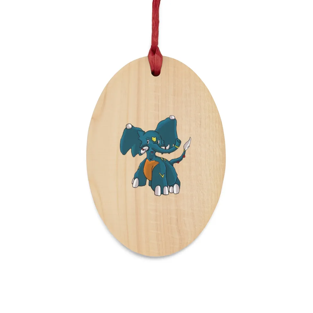 Tuskhann Wooden Christmas Ornaments