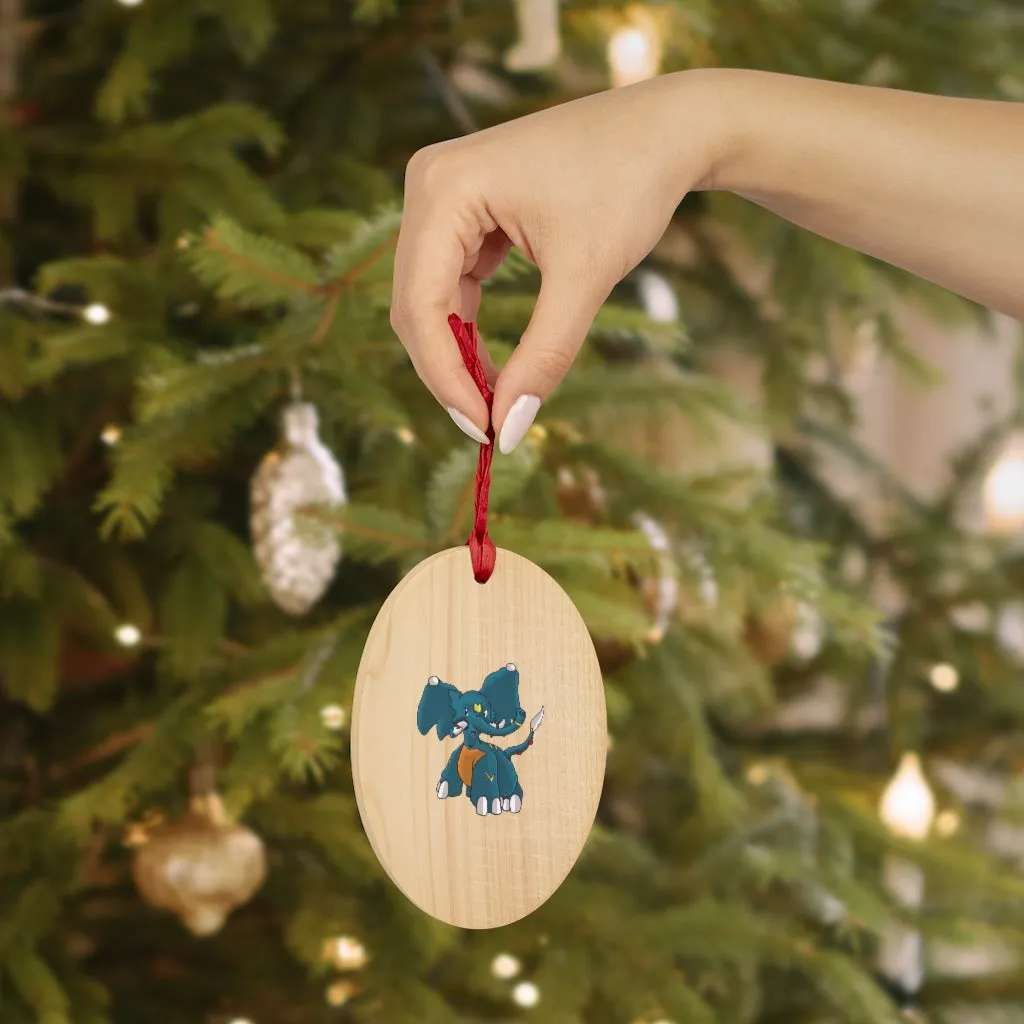 Tuskhann Wooden Christmas Ornaments