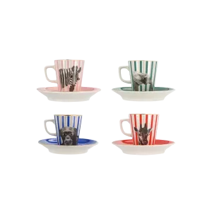 Wild Life 8 Piece Espresso Set