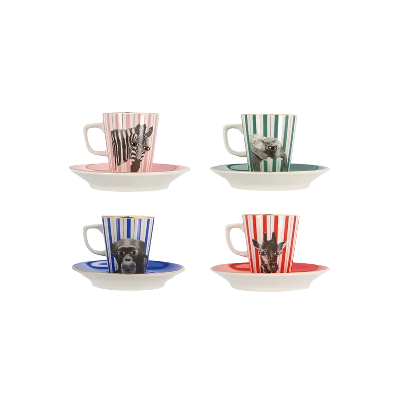 Wild Life 8 Piece Espresso Set