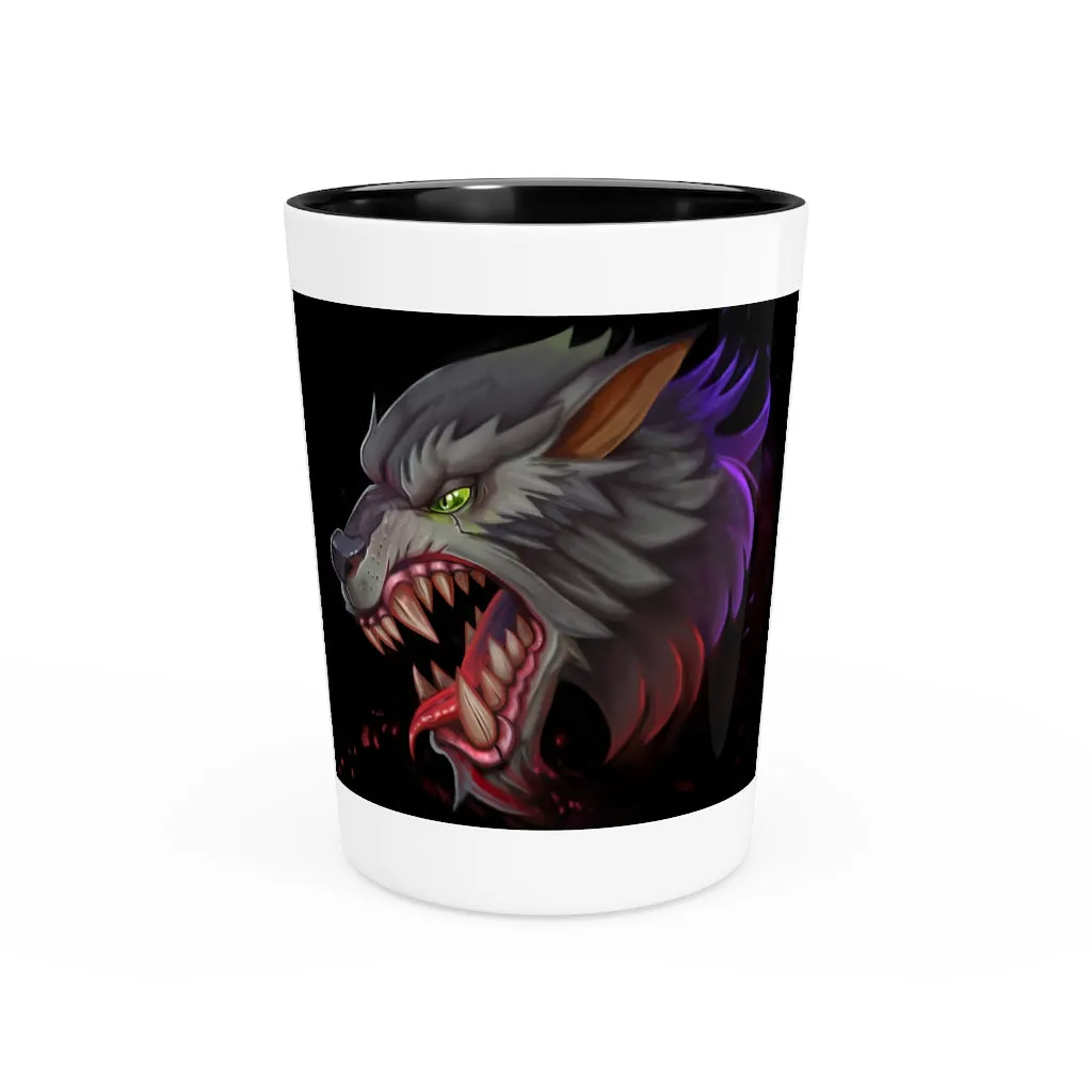 Wolf Shot Glass