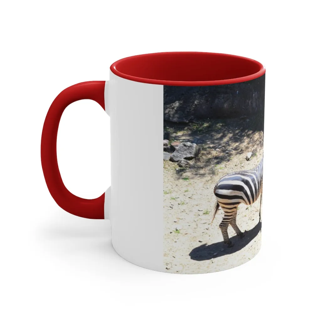 Zebra Accent Mug