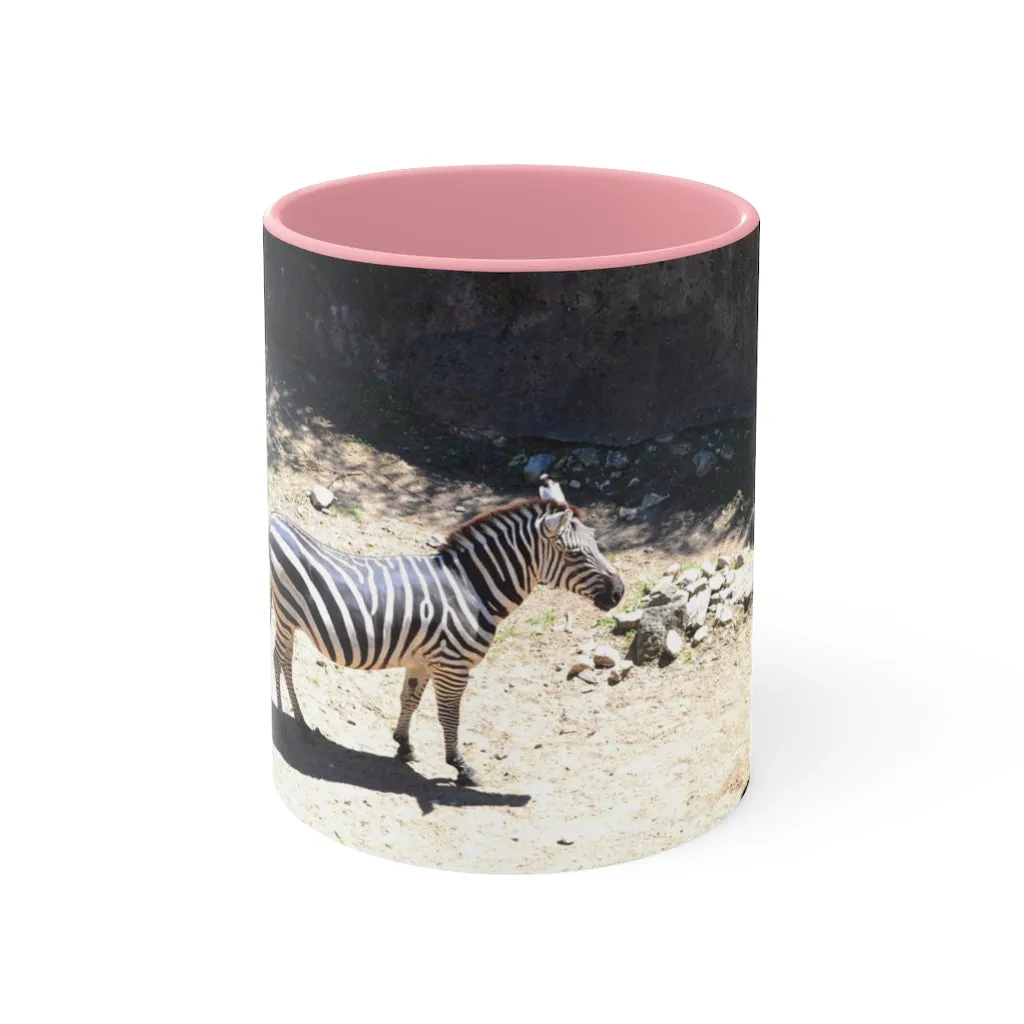 Zebra Accent Mug