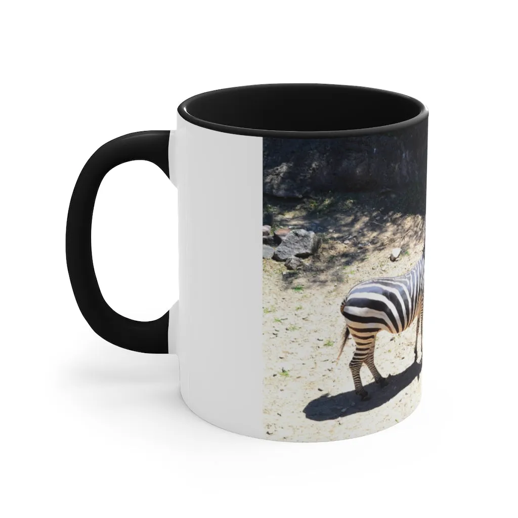 Zebra Accent Mug