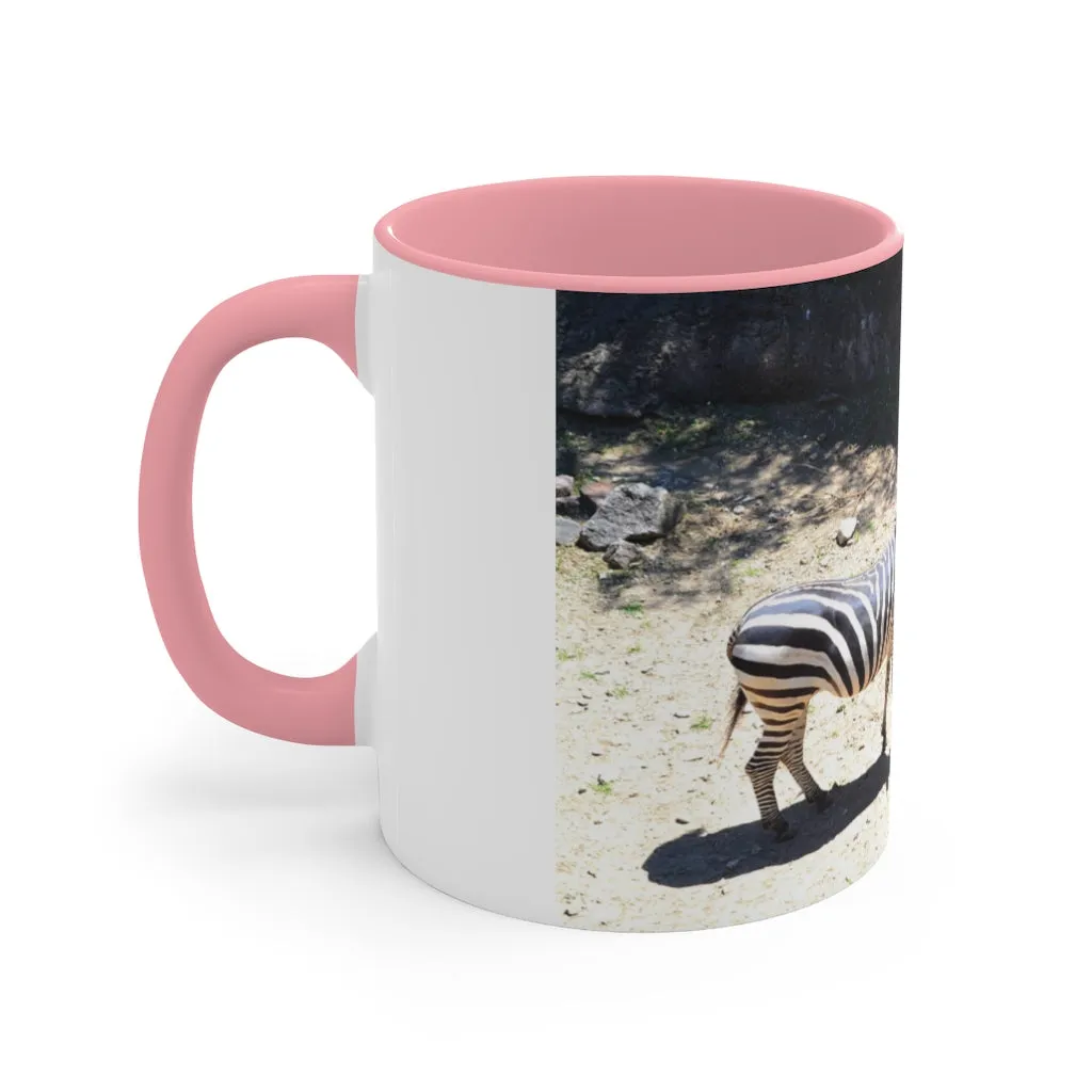 Zebra Accent Mug